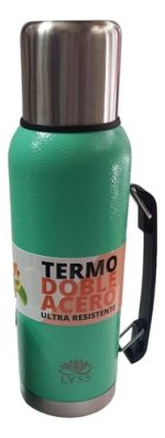 Termo Acero Inox Doble Pared Termico 1 Litro Con Manija - Imagen 5