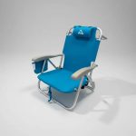 Silla Reposera Playa Con Mochila Bolsillo Plegable Térmica