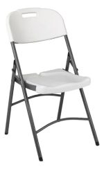 Silla Plástica Plegable Reforzada Camping Jardin 150kg X4 - Imagen 4