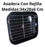 Asadera Sue C/rejilla 34x28 Esmaltada Desgrasada - Imagen 4