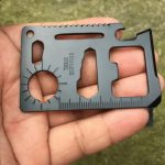 Tarjeta Multiherramienta Supervivencia Camping Acero Inox