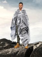 Manta Térmica Aluminizada Emergencia Supervivencia 1.6x2.10m - Imagen 2