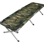 Catre Camuflado Plegable De Aluminio 90kg (190x64x42)