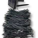 Luz Solar Para Navidad 200 Leds Decorativa Exterior