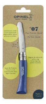 Navaja Opinel N.7 Acero Inoxidable Punta Redonda Azul - Imagen 2