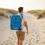 Silla Reposera Playa Con Mochila Bolsillo Plegable Térmica - Imagen 3