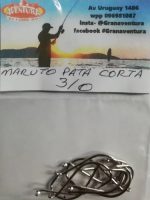 Anzuelo Maruto Pata Corta N°3/0 Rio Costa Brotola Corvina - Imagen 2