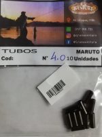 Tubitos De Aluminio Maruto 4,0 X 10 Uni. Pesca Costa Rio - Imagen 2