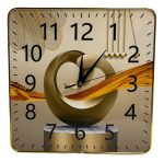 Reloj De Pared Cuadrado 30cm. Granaventura Decorativo