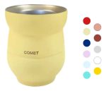 Mate Doble Pared Acero Inox, Reforzado 140ml Comet + Colores - Imagen 5