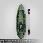 Kayak Poseidon 180 Kg 1 O 2 Personas + Remo Stock Disponible - Imagen 17