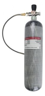 Tanque Pcp Scuba Carbono Tx 3 Litros 300 Bar 4500 Psi - Imagen 2