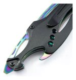 Navaja Tactica Militar Tronasolada Con Destapador Filo Liso - Imagen 2