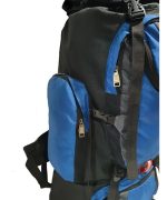 Mochila Para Camping San Carlos 80lts Portter Muy Resistente Color Azul Diseño De La Tela Doble - Imagen 5