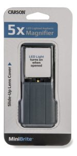 Lupa De Bolsillo 5x Con Iluminacion Led Carson Lectura - Imagen 9