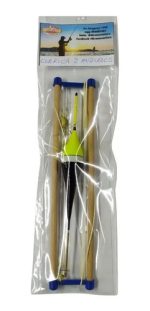 Currica De Pesca Linea Nylon Pejerrey Mediana Boya Sena