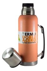 Termo Acero Inox Doble Pared Termico 1 Litro Con Manija - Imagen 4