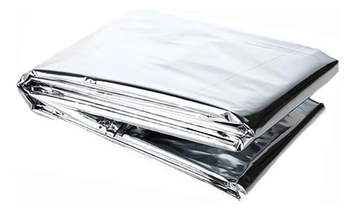 D_876325-MLU99386410279_112025-O.jpg Manta Térmica Aluminizada Emergencia Supervivencia 1.6x2.10m - Imagen 1