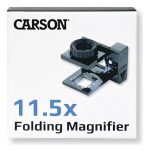 Lupa Plegable Portatil Con Luz Led 11,5x Aumentos Carson - Imagen 7
