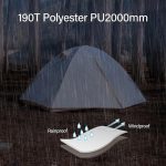 Carpa Igloo Reforzada Sobretecho 2/3 Personas Impermeable - Imagen 4