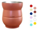 Mate Doble Pared Acero Inox, Reforzado 140ml Comet + Colores - Imagen 6