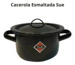 Cacerola Sue 20 Dos Asas Con Tapa Esmaltada Guiso - Imagen 4