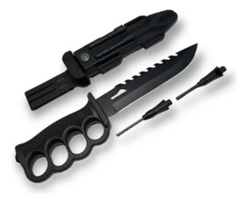 D_887528-MLU96738163071_102025-O.jpg Cuchillo De Cocina Táctico Explorer Con Funda Y Accesorios - Imagen 1