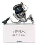 Reel Shimano Stradic 4000 Xg, Color Plateado Lado De La Manija Derecho/izquierdo - Imagen 3