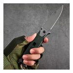 Navaja Refozada En Acero Rompe Cristal Y Paracord Camaping - Imagen 3