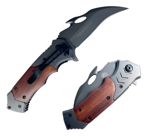 D_897012-MLU94080870891_102025-O.jpg Cuchillo Navaja Tipo Karambit Semiautomático Tactico - Imagen 1