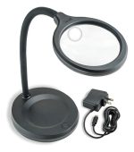 Lampara De Escritorio Con Lupa Y Luz Led Carson Trabajo