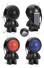Astronauta Parlante Recargable Con Panel Solar Usb