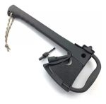 Hacha Táctica Con Cuchillo Sierra Pedernal Para Camping - Imagen 2