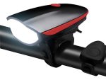 Luz Frontal Y Bocina Recargable Para Bicicleta Gran Aventura