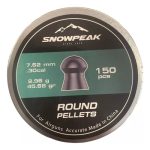 Chumbo Snowpeak 7,62 Mm 150 Pcs Ideal Para Caza Calibrado