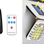 Luz Solar Genérico 90° Con Control Para Exterior