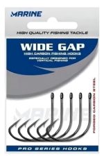 Anzuelo Pesca Marine Sports Wide Gap Black 3/0 Acero Al Carbono 40 Unidades - Imagen 4