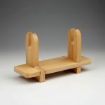 Muela - Exhibidor 1 Pieza (para 1 Cuchillo) En Madera - Imagen 3