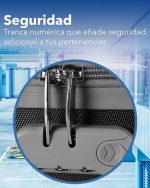 Valija De Viaje Arye Reforzadas Mediana Rígida Con Ruedas - Imagen 3