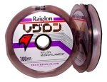 Tanza Nylon Monofilamento Raiglon 100mts 0.405mm Gris Niebla