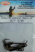 Anzuelo Maruto Garra De Aguila N°3/0 X 10 Uni Bronce Pesca - Imagen 2