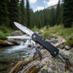 Navaja Multiuso Española Trento 9 Herramientas Obsidian - Imagen 7