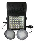 Panel Solar Con Luces Y Parlante