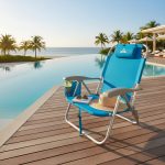 Silla Reposera Playa Con Mochila Bolsillo Plegable Térmica - Imagen 4