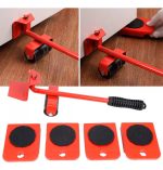 Ruedas Palanca Elevadora Mover Placard Heladera Lavarropa - Imagen 3