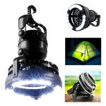 Lampara Luz Led Linterna Recargable Ventilador Camping Pesca