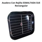 Asadera Sue C/rejilla 40x32 Esmaltada Grande Gastronomica - Imagen 4