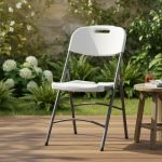 Silla Plástica Plegable Reforzada Camping Jardin 150kg X4 - Imagen 2