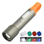 Linterna Carga Usb Tactica Varios Colores 1000 Lumen Caza