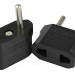 Adaptador Ficha Americana 2 Patas Chatas A Redondas Pack X4